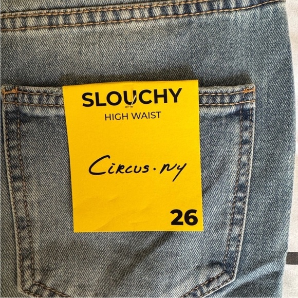 Circus NY Jeans Size 26 Blue High Waist Slouchy in Looking Glass - Picture 4 of 6